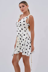 SWEET TALK POLKA DOT MINI DRESS