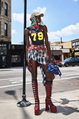 SHAY MULTI PLAID MINI SKIRT