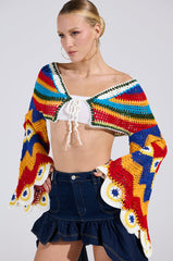 WARM DAYS CROCHET TOP