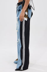 WILDIN' OUT DENIM TRACKPANTS