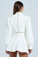 THINK ABOUT ME BLOUSE IN WHITE