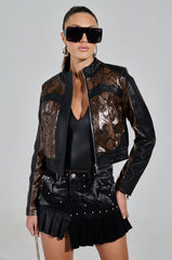 SLIGHT WORK SNAKE PRINT MOTO