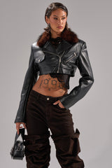 VICTORIA FUR TRIM MOTO