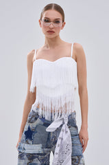 SHAKE IT FOR ME FRINGE BLOUSE