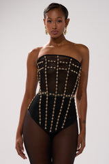 SMOKESHOW CORSET WITH RHINESTONES
