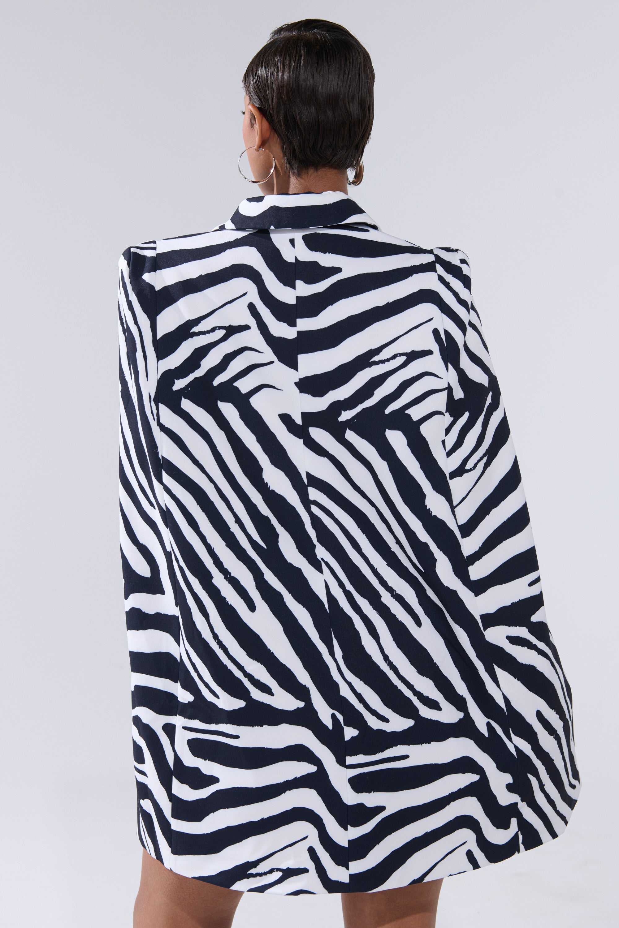 WILD SIDE PRINTED BLAZER DRESS