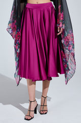 SPIN ME AROUND MIDI SKIRT