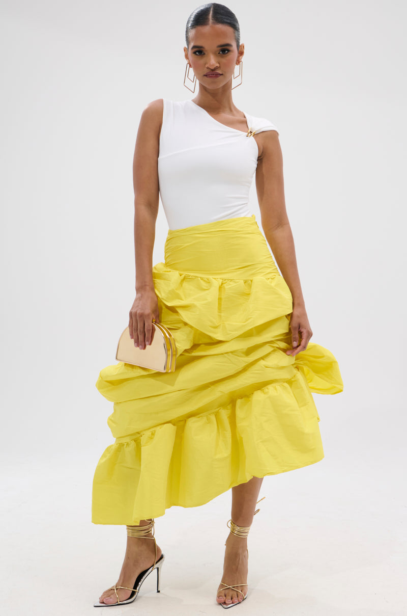 SUNSHINE MIDI SKIRT
