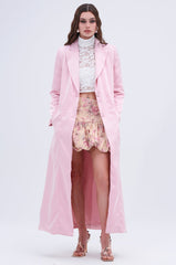 TAKE ME EVERYWHERE SATIN TRENCH