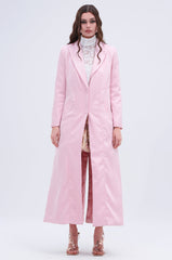TAKE ME EVERYWHERE SATIN TRENCH
