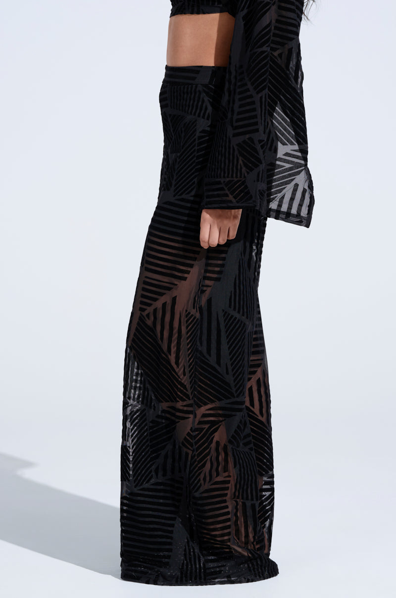 HAVING REGRETS ABOUT YOU SEE THROUGH PALAZZO PANT