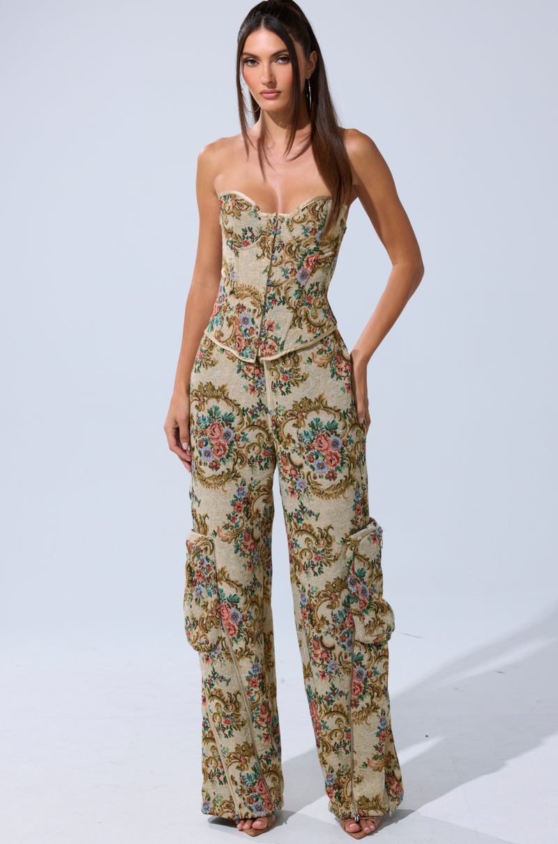 SHINE AWAY BROCADE CORSET