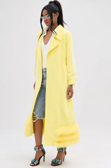 MIMOSA TULLE TRIM TRENCH