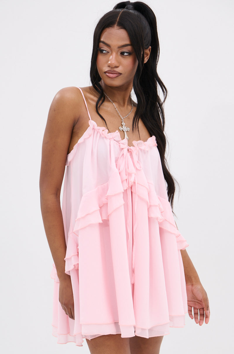 VANJA CHIFFON MINI DRESS