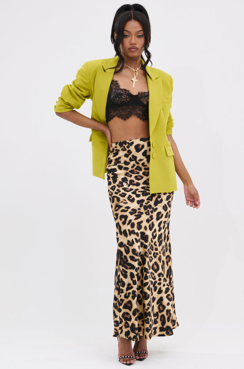 LOSING IT CHEETAH MAXI SKIRT