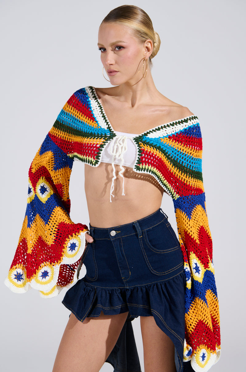 WARM DAYS CROCHET TOP