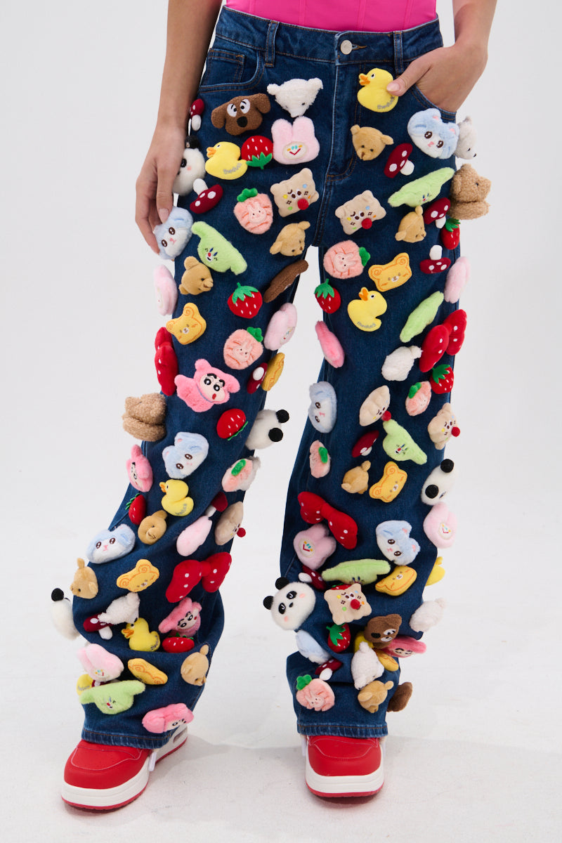 TEDDY BEAR DENIM PANT