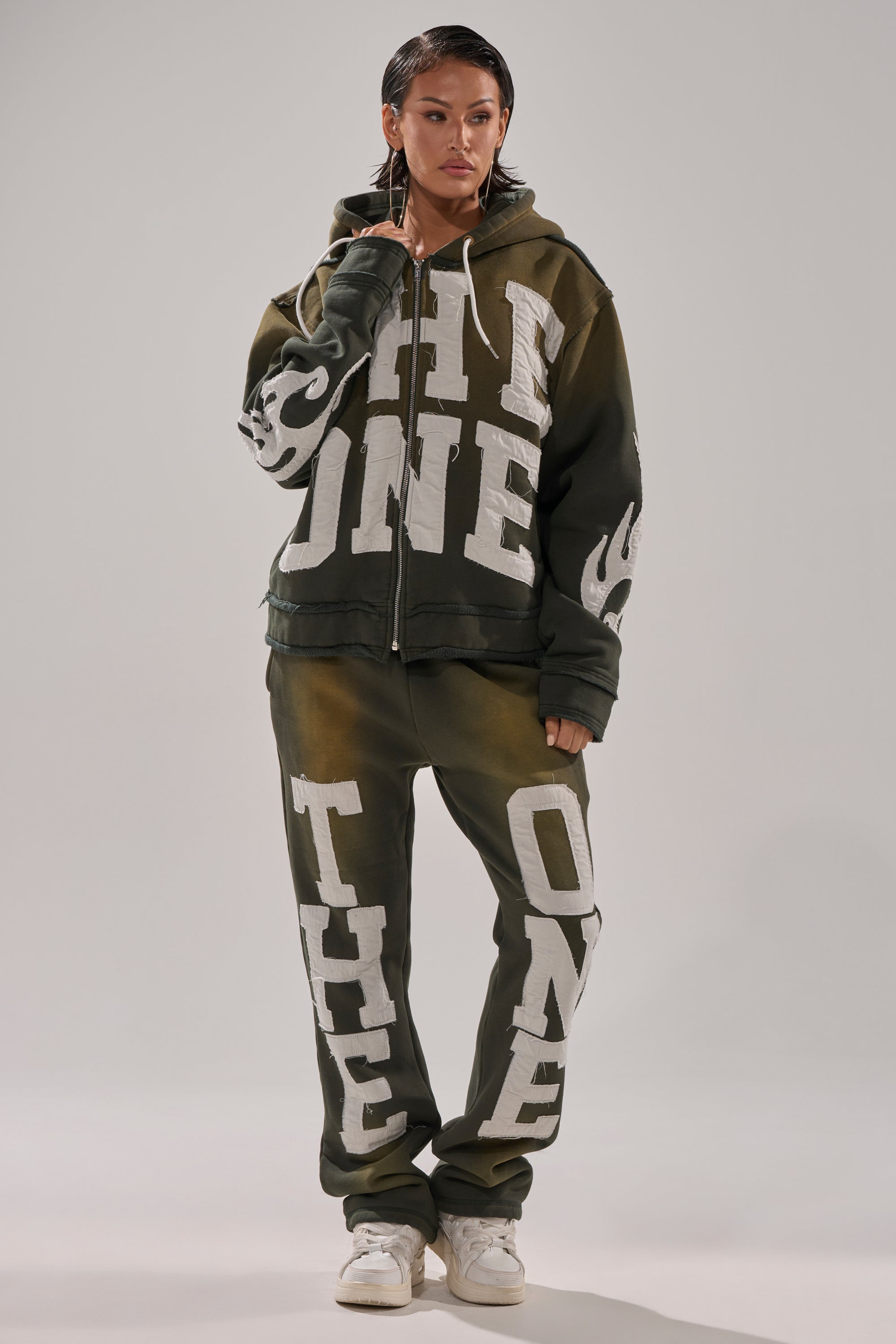 THE ONLY ONE ZIP SWEATSHIRT