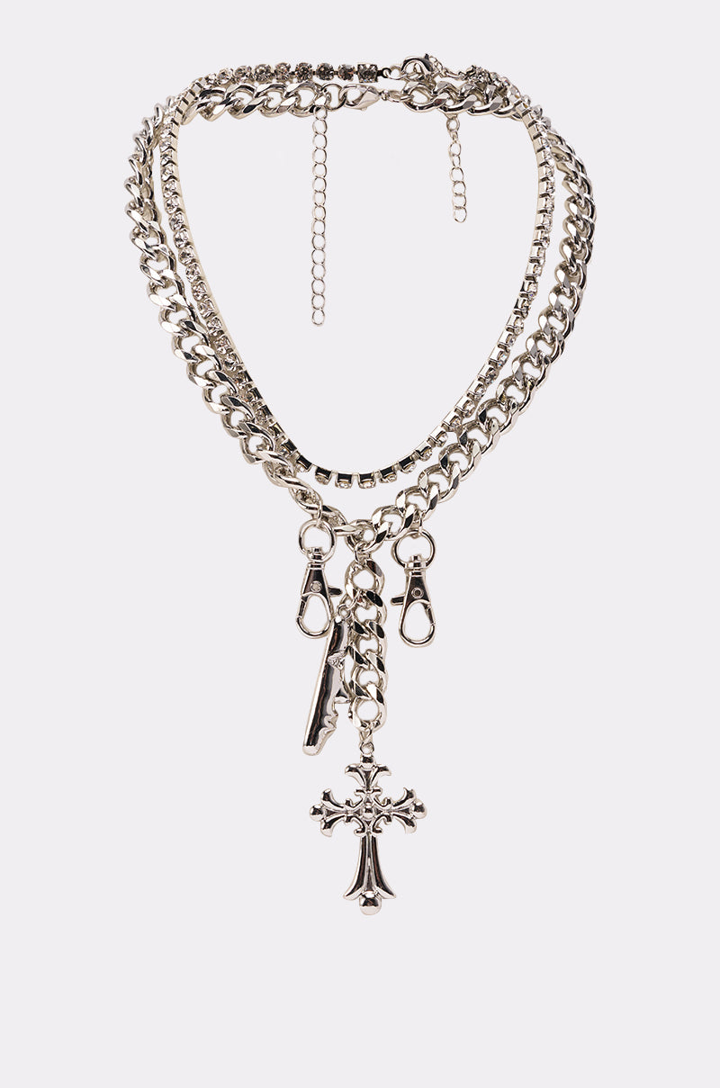 ALL I SEE IS CHROME NECKLACE