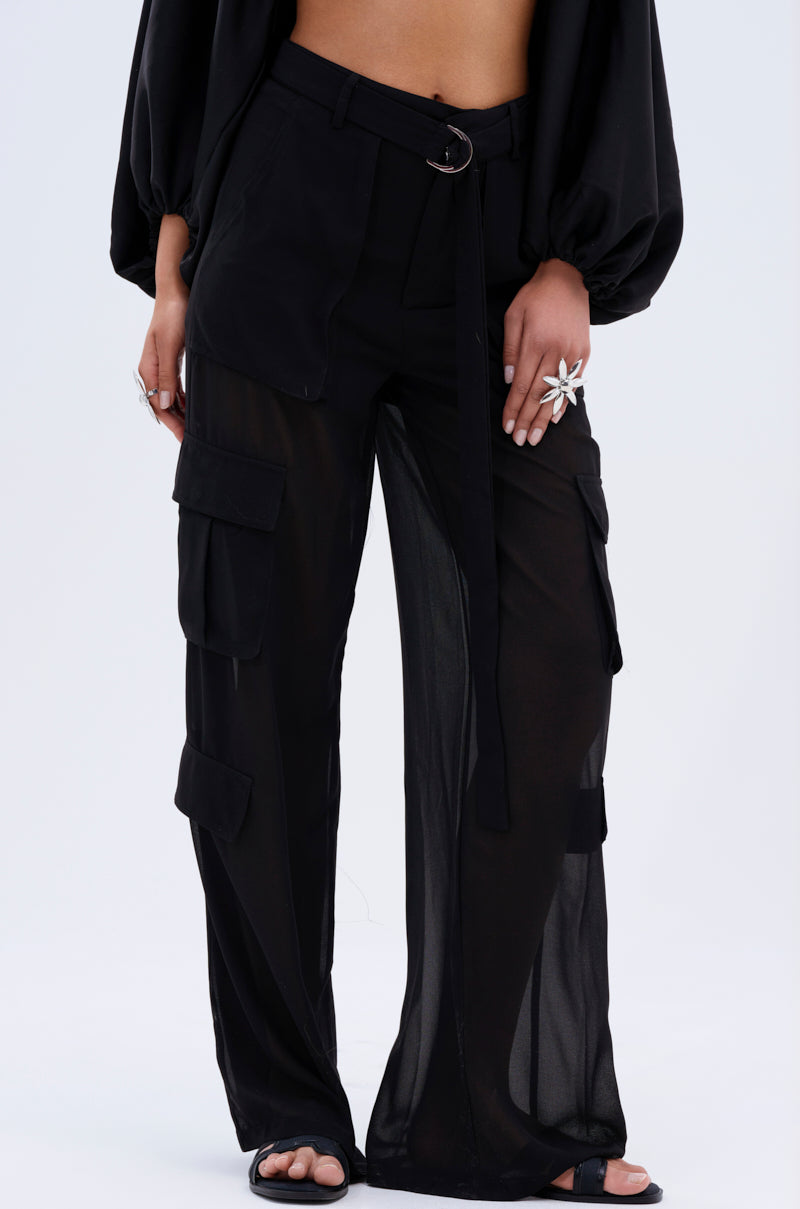 FAME IS REAL SHEER TROUSER