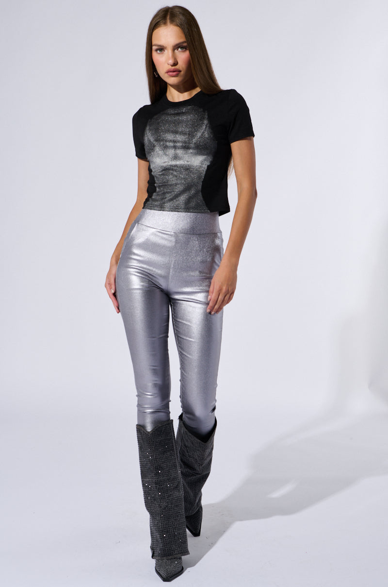 ALWAYS WINNIN HIGH WAIST FAUX LEATHER PANT