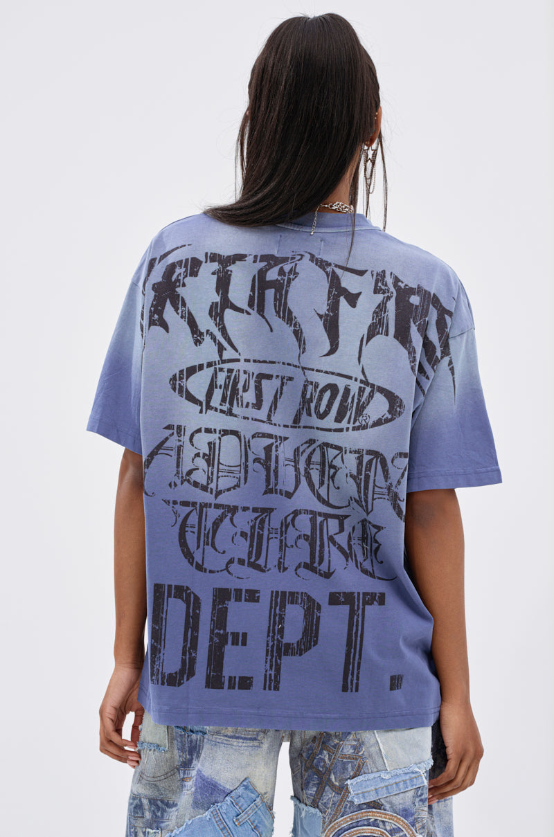 IRREVERENT OVERSIZED GRAPHIC TEE