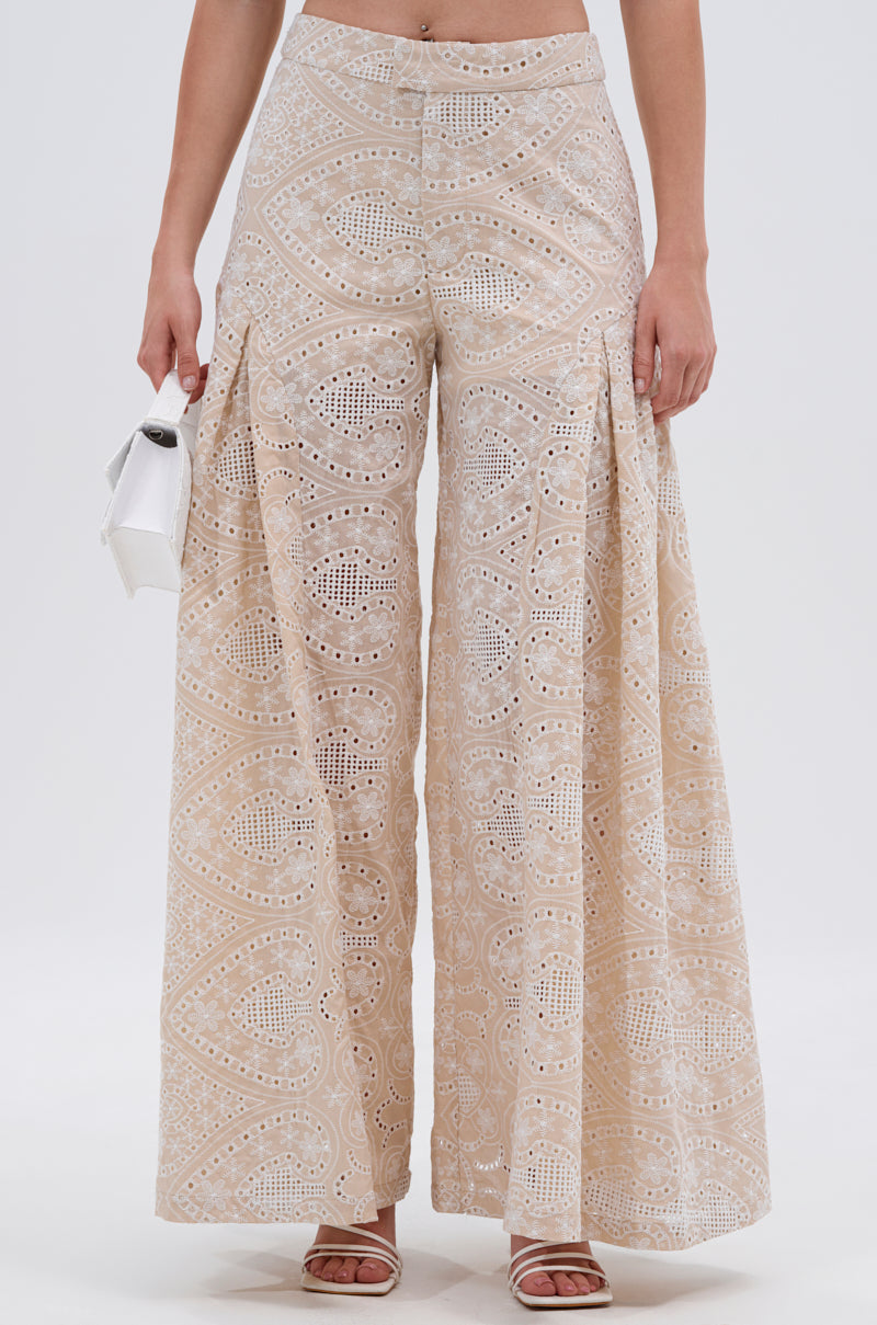 SUMMER TIME BLISS EYELET TROUSER