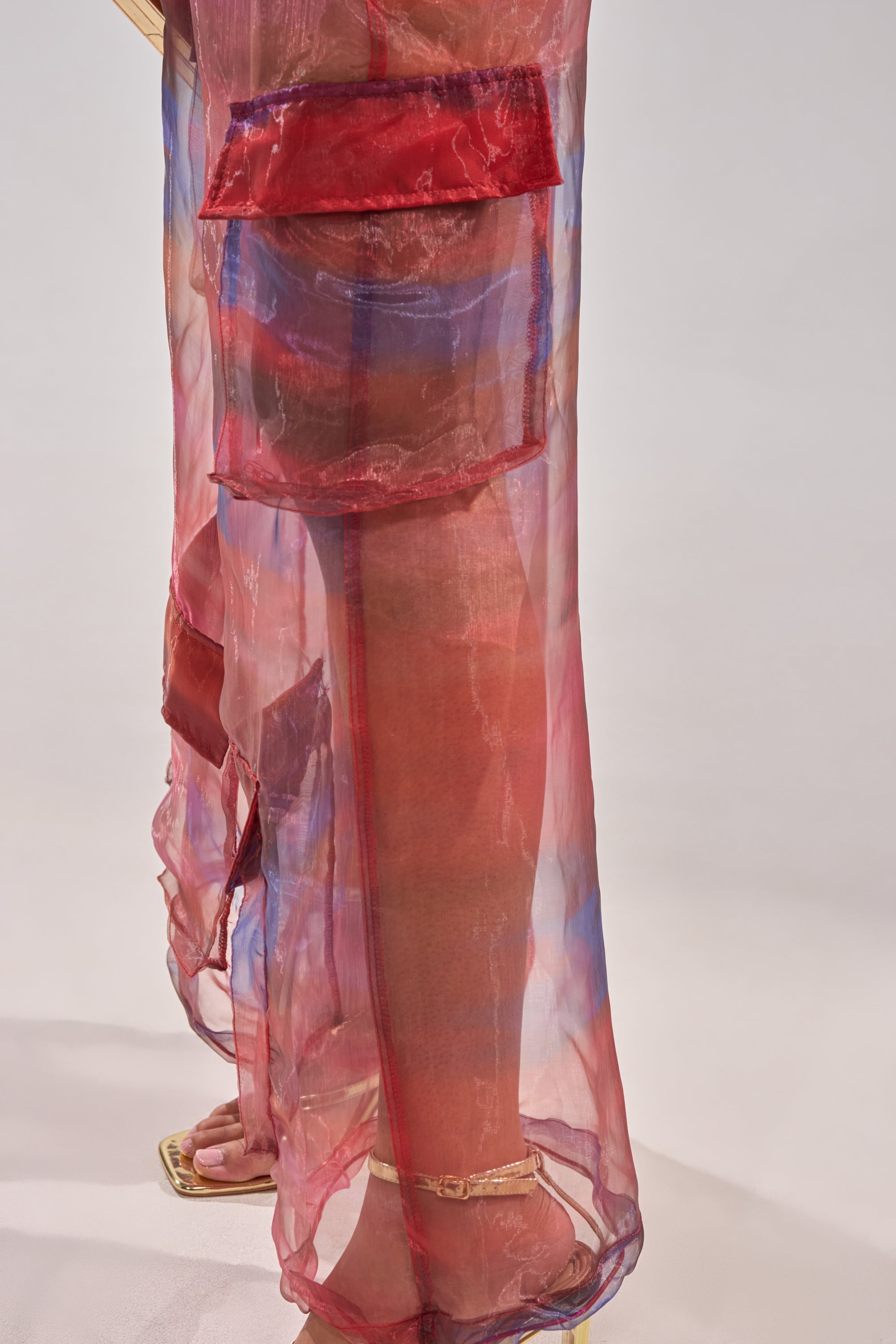 LETS LIVE IN THE MOMENT CHIFFON TROUSER