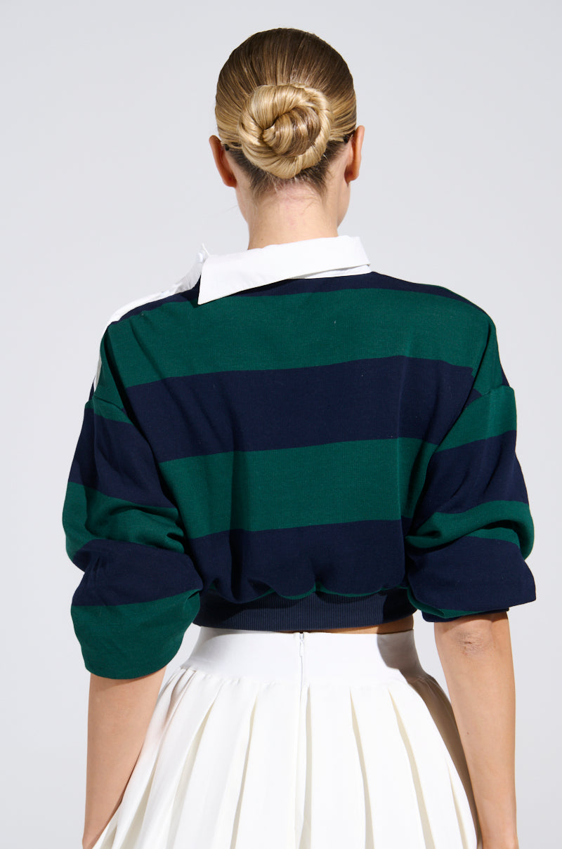 JULIANA STRIPE SWEATSHIRT