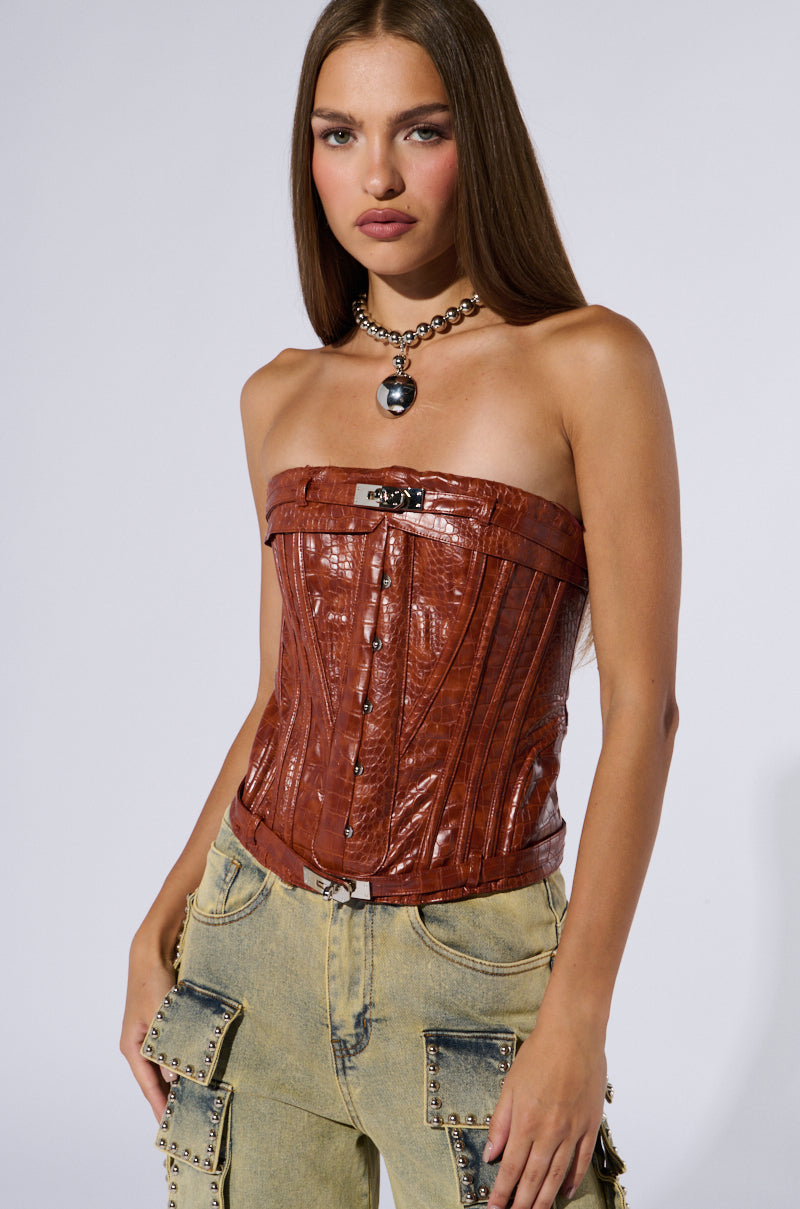 YOU ALREADY KNOW CORSET TOP