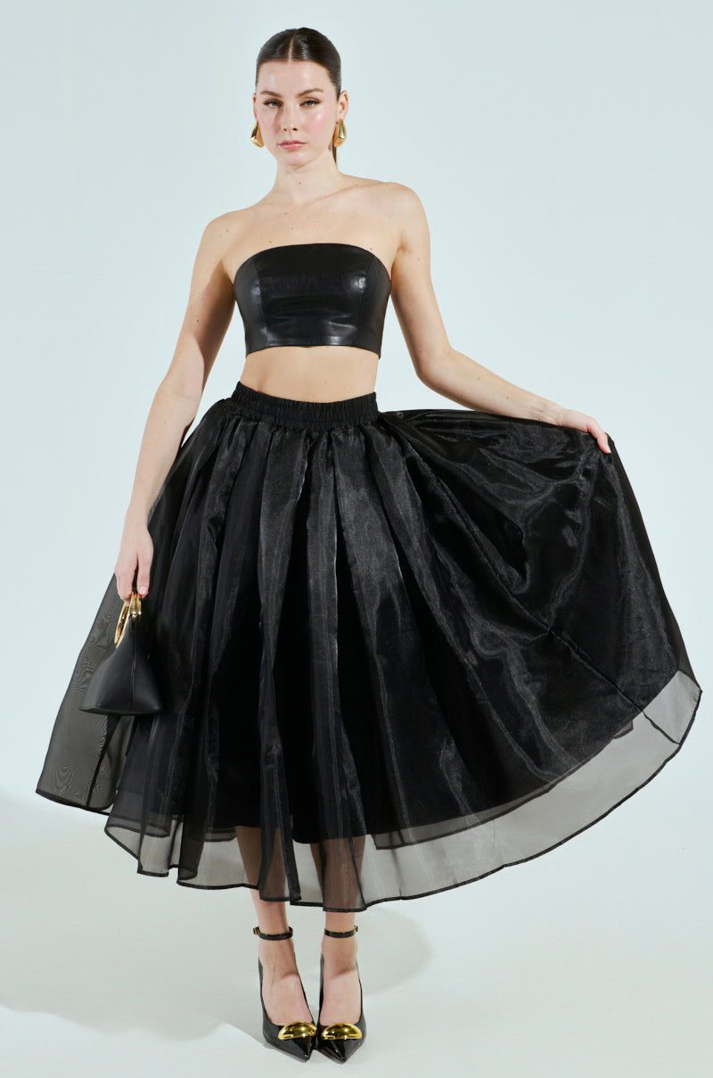 STAY CLOSE TO ME MIDI SKIRT