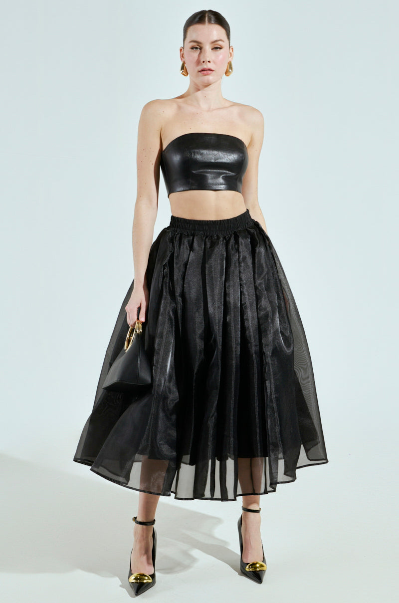 STAY CLOSE TO ME MIDI SKIRT