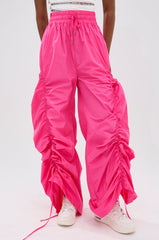 GIRL ON FIRE RUCHED JOGGER