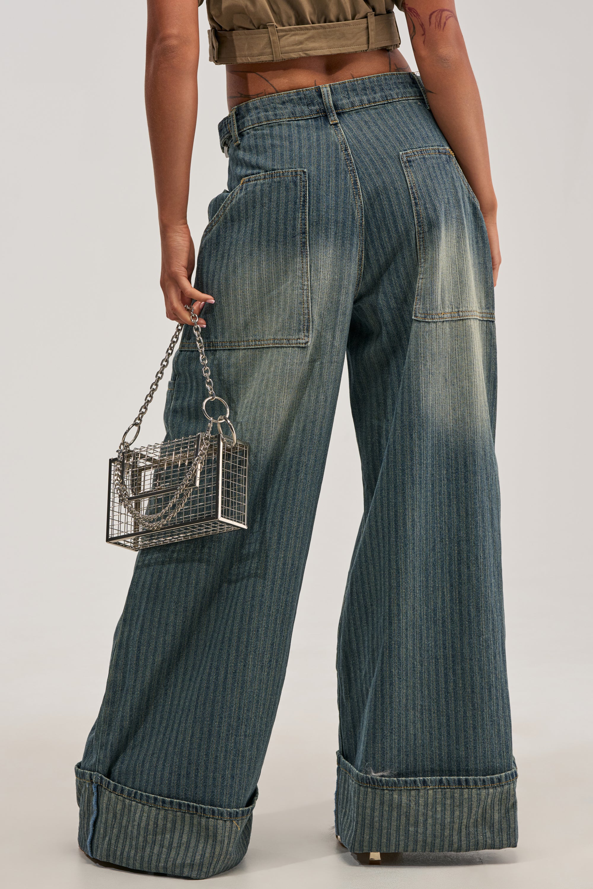 BE MINE STRIPE DENIM
