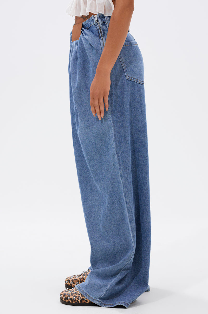 TOO MUCH FOR YOU WIDE LEG DENIM