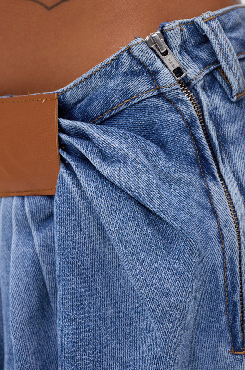 TOO MUCH FOR YOU WIDE LEG DENIM