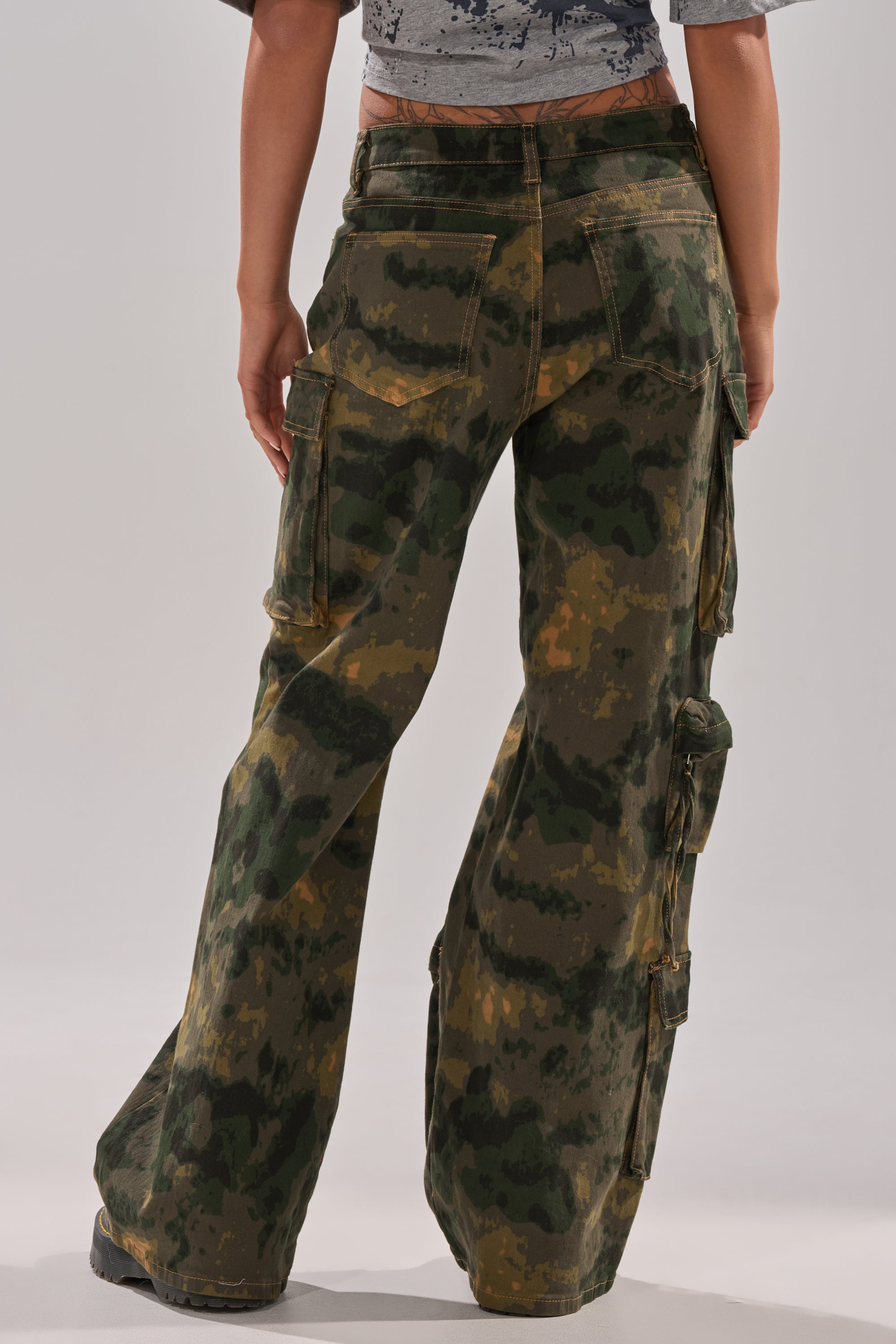 WASHED UP CARGO CAMO PANT