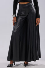 GALAXY FAUX LEATHER TROUSER