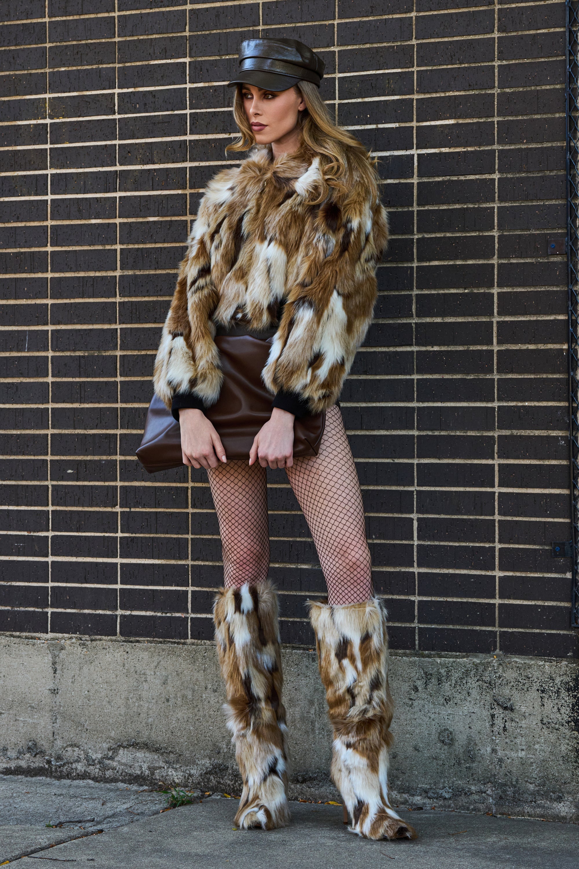 FENNEC FAUX FUR BOMBER