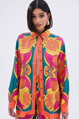 TROPICAL DREAMS BUTTON UP SHIRT