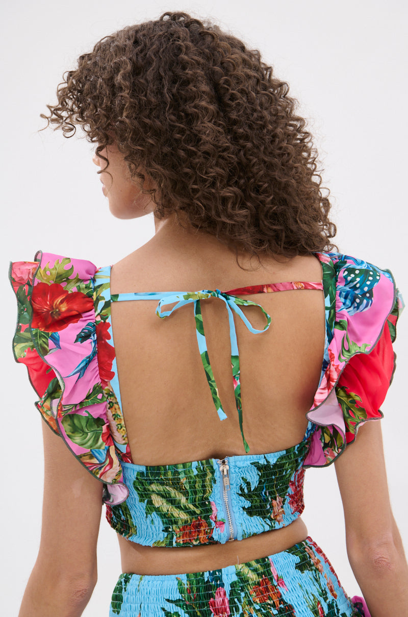 SOMETHING FEELS RIGHT FLORAL BLOUSE
