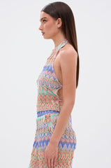 TAKE ME TO MIAMI HALTER TOP
