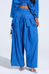 TALK ABOUT ME BLUE TROUSER