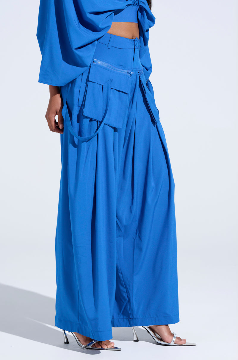 TALK ABOUT ME BLUE TROUSER