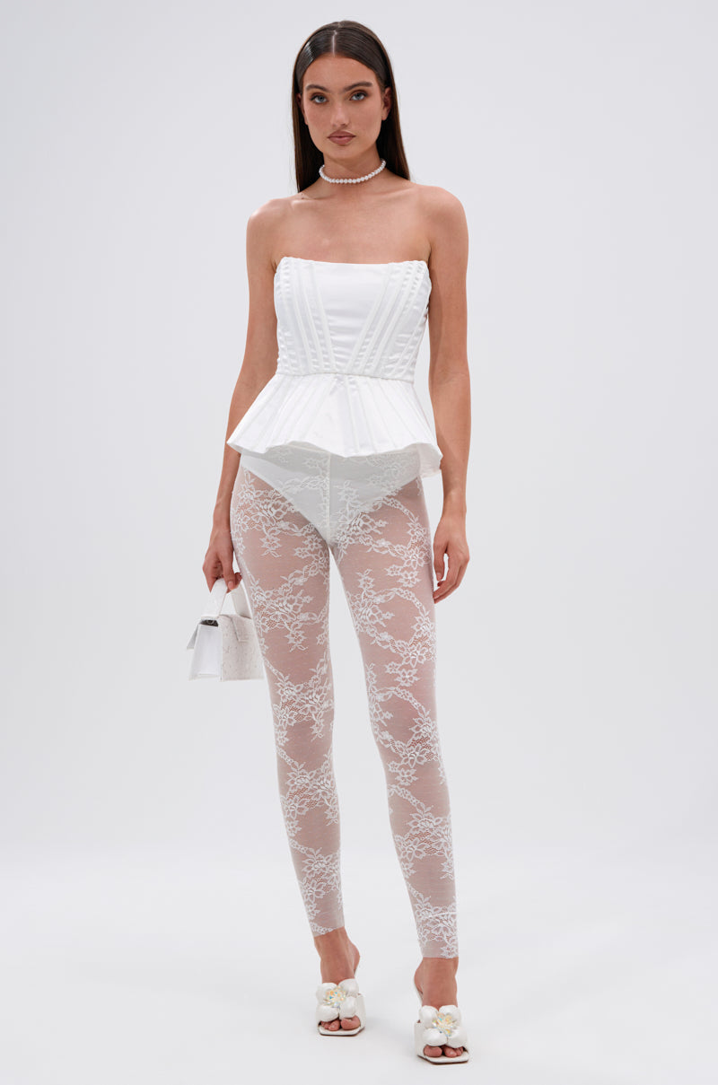 SUPER LACE STRETCHY LEGGINGS