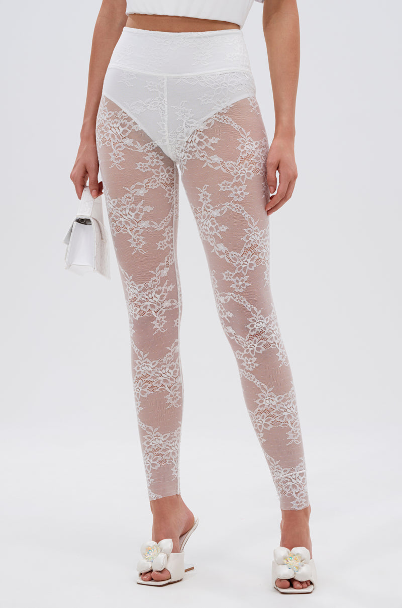 SUPER LACE STRETCHY LEGGINGS