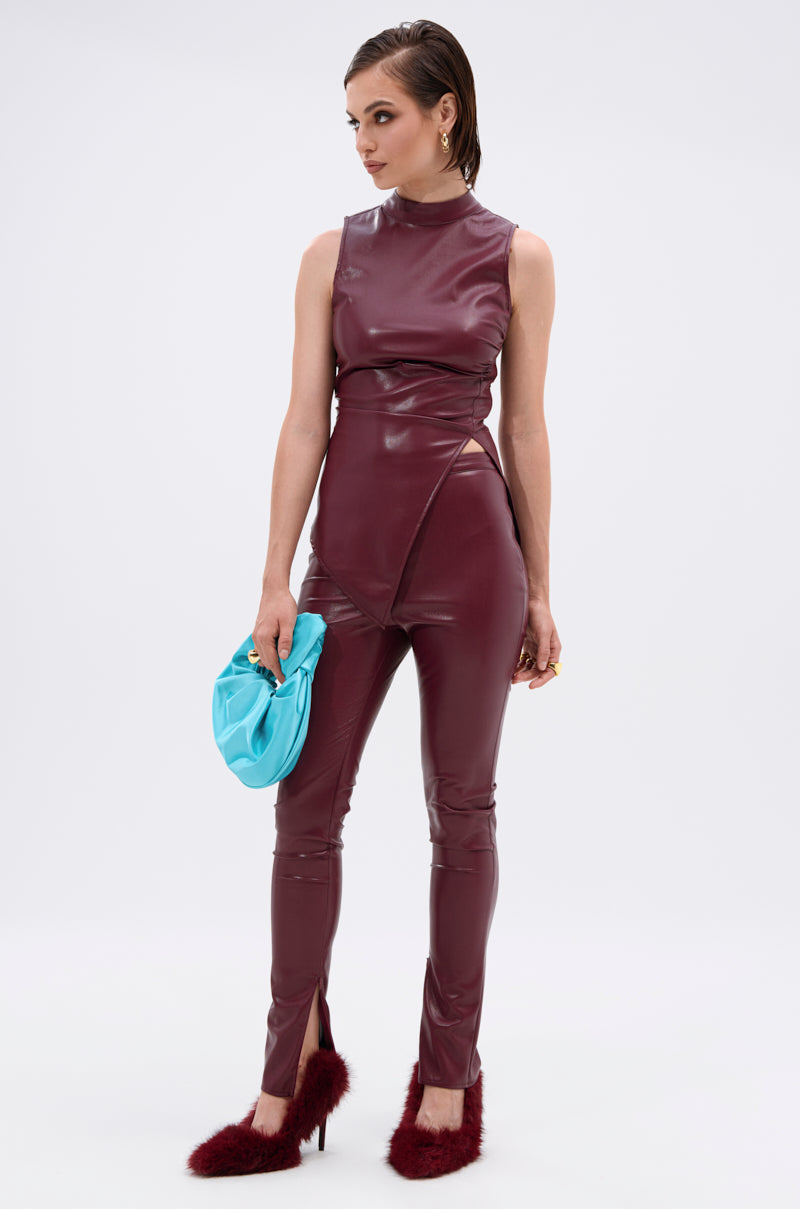 FIRE SQUAD BURGUNDY BLOUSE