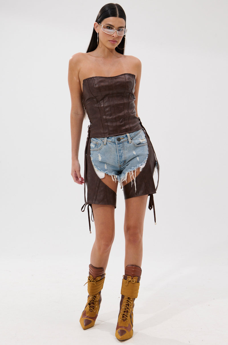WESTERN VIBES CORSET WITH CHAPS