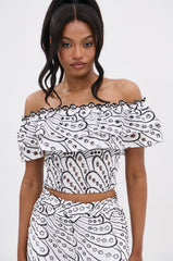 SET YOU FREE OFF THE SHOULDER BLOUSE