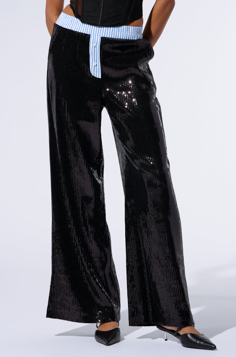 TRUE STORY SEQUIN PANT